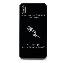 Load image into Gallery viewer, Xxxtentacion Cases for iPhone X XS XR XS MAX LIL PEEP Crybaby Hellboy GBC Rose Back Cover For iPhone 5 5S SE 6 6SPlus 7 8 Plus